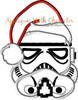Stormtrooper with Santa Hat Applique Designs