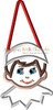 Boy Elf Sitting on the Shelf Applique Design