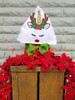 Reindeer Unicorn Face Christmas Applique Design