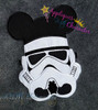 Mickey Mouse Storm Trooper Star Fight Applique Design