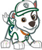 Paw Patrol Rocky Applique Embroidery Design