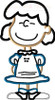 Peanuts Lucy Full Body Applique Embroidery Design