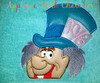Alice Mister Hatter Peeker Applique Design