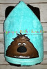 Pets Shaggy Duke Dog Peeker Applique Design