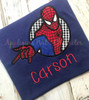 Spiderman Web Applique Embroidery Design