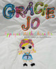 LOL Shorty Doll Full Body Applique Design