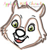 Boy Wolf Applique Design