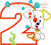 Bubble Guppies Puppy TWO Applique Design