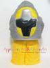 Ninja Yellow Helmet Applique Design