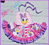 Daizy Duck Bust Applique Design