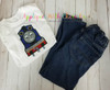 Thomas the Train Applique Embroidery Design