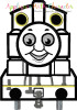 Thomas the Train Applique Embroidery Design