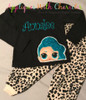 LOL Splash Doll Peeker Applique Embroidery Design