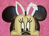 Minnie Mouse with Bunny Ears Peeker Applique Design