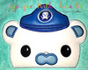 Octonauts Captain Barnacles Peeker Applique Design