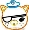 Octonauts Kwazii Applique Embroidery Design