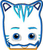 PJ Masks Catboy Peeker Applique Embroidery Design