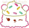 Num Noms Cupcake Applique Embroidery Design