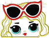 Leading Lady Doll Peeker Applique Design 