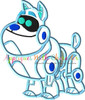 Puppy Dog Pals Arf Applique Embriodery Design