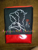 Beauty with Beast Silhouette with Rose Embroidery Design