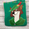 Robin Hood Bust Applique Embroidery Design