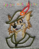 Robin Hood Bust Applique Embroidery Design