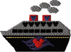 Cruise Ship Applique Design