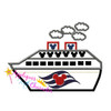 Cruise Ship Applique Design