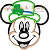 Mickey Mouse St. Patrick's Day Applique Design