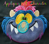 My Pet Monster Applique Embroidery Design