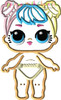 LOL Lil Bon Bon Doll Applique Embroidery Design