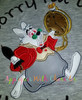 Alice in Wonderland Rabbit Applique Design