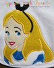 Alice in Wonderland Bust Applique Design