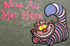 Alice We're All Mad Here Saying Filled Stitch Design