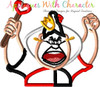 Alice Queen of Hearts Bust Applique Design