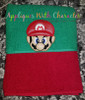 Super Mario Peeker Applique Embroidery Design