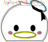Donald Duck Tsum Peeker Applique Embroidery Design