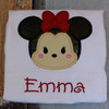 Minnie Mouse Tsum Tsum Applique Embroidery Design