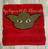 Yoda Full Face Star Battles Applique Design