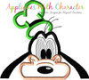 Disney Goofy Peeker Applique Embroidery Design