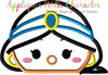 Aladdine Jasmin Tsum Tsum Peeker Applique Design
