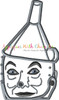 Wizard of Ozz Tin Man Peeker Applique Design