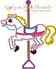 Mary Poppins Carousel Horse Applique Design