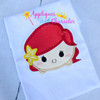 Little Mermaid Tsum Tsum Applique Design