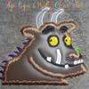 Gruff Monster Applique Embroidery Design