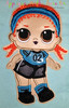 Kicks Doll Applique Design