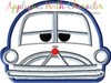 Cars Doc Peeker Applique Embroidery Design