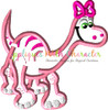 Good Dinosaur Girl Applique Design 