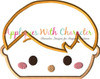 Winnie Bear Chris Robin Peeker Applique Design